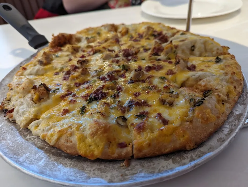 Chicken Bacon Ranch Pizza