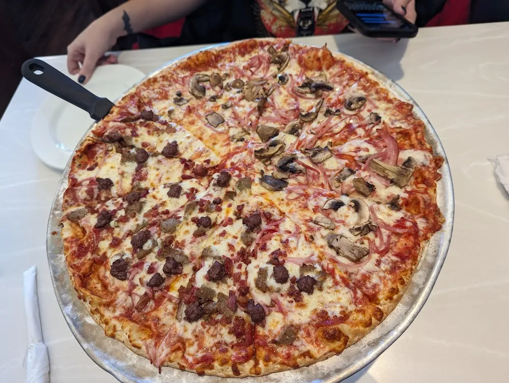 Half Meat Lovers Half Ham and Mushroom